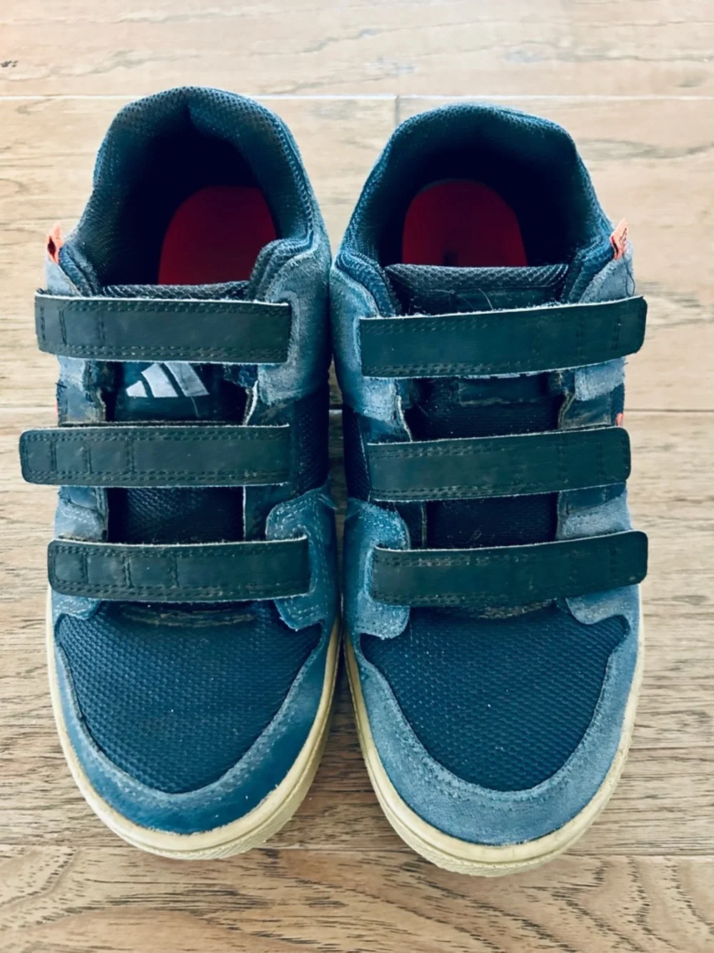 Kids Blue Velcro Sneakers